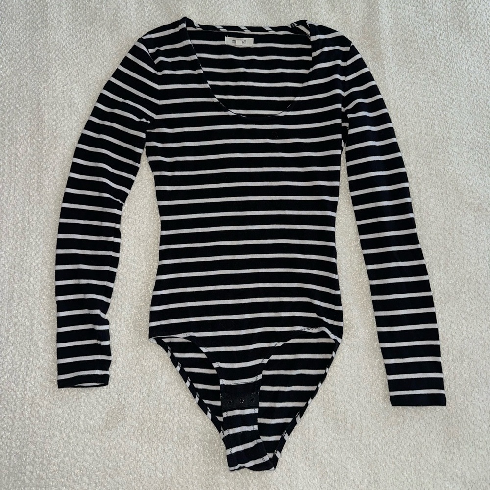 Madewell Striped Body Suit
